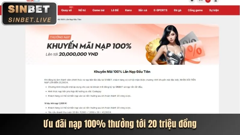 Ưu đãi nạp đầu game bắn cá rwin bet